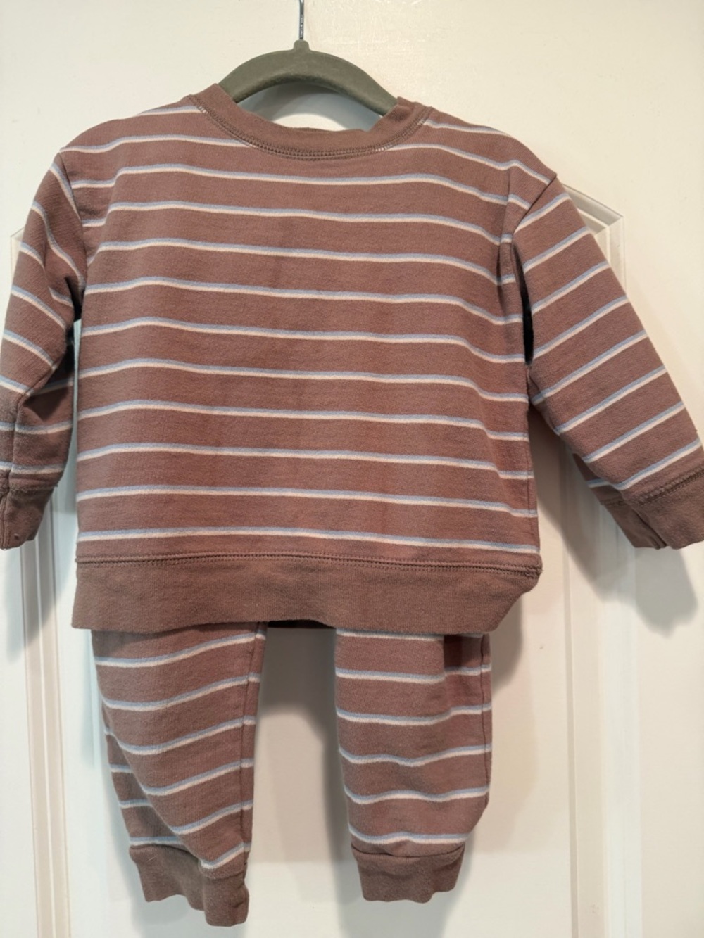 Carter's Pink Striped Two-Piece Set